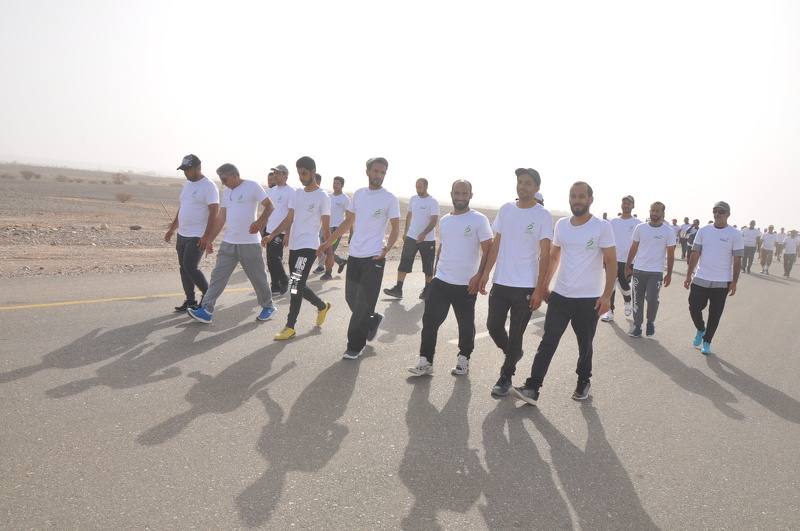 تنظيم يوم رياضي مفتوح للموظفين بتعليمية محافظة الظاهرة