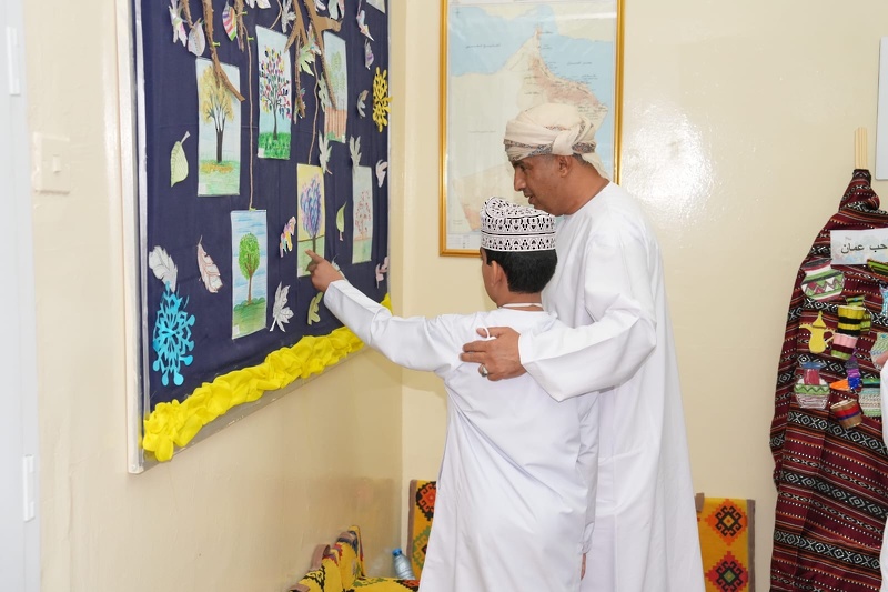 افتتاح معرض الفنون الطلابي بمدرسة الشيم للتعليم الأساسي