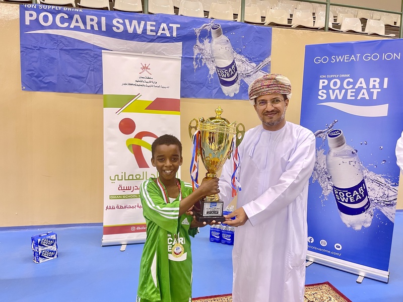 ختام بطولة كرة القدم للصالات لفئة البراعم لمدارس تعليمية ظفار 