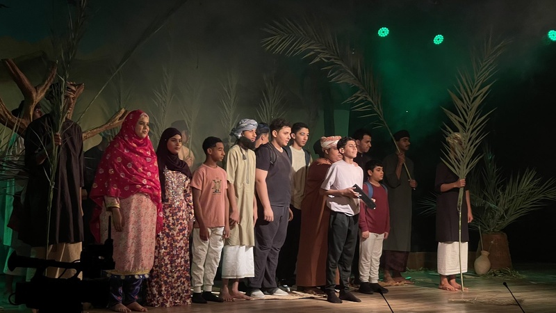  مشاركة تعليمية ظفار بمسرحية حرائق الذكرى ضمن مهرجان المسرح المدرسي التاسع بوزارة  التربية والتعليم.