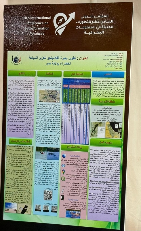 دائرة تطوير الأداء المدرسي ممثلة بوحدة الدراسات الاجتماعية تشارك في المؤتمر الدولي الحادي عشر للتطورات الحديثة في المعلومات الجغرافية بمحافظة ظفار..