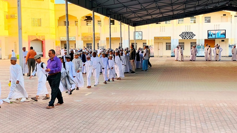 بدء الفصل الدراسي الثاني بمدارس تعليمية ظفار