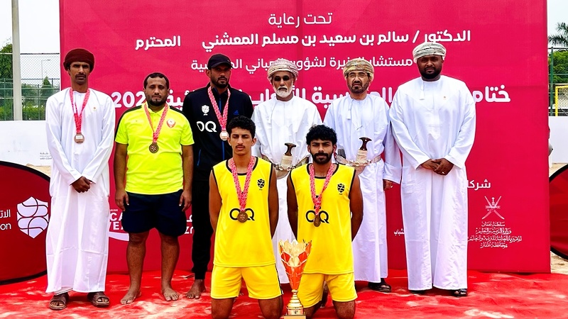 ختام البطولة المدرسية للألعاب الشاطئية الثالثة بمحافظة ظفار