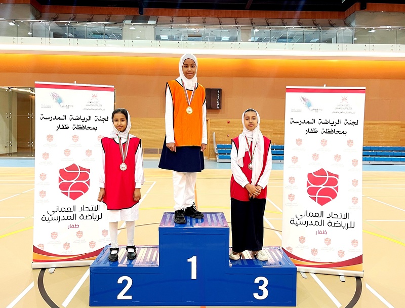 ختام مسابقة الريشة الطائرة على مستوى مدارس تعليمية ظفار