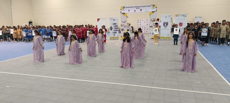 انطلاق بطولة التزلج المدرسية الثالثة بتعليمية محافظة الظاهرة