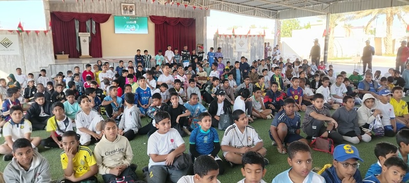 مدارس محافظة الظاهرة تشارك في البرنامج الرياضي الموحد شوية رياضة