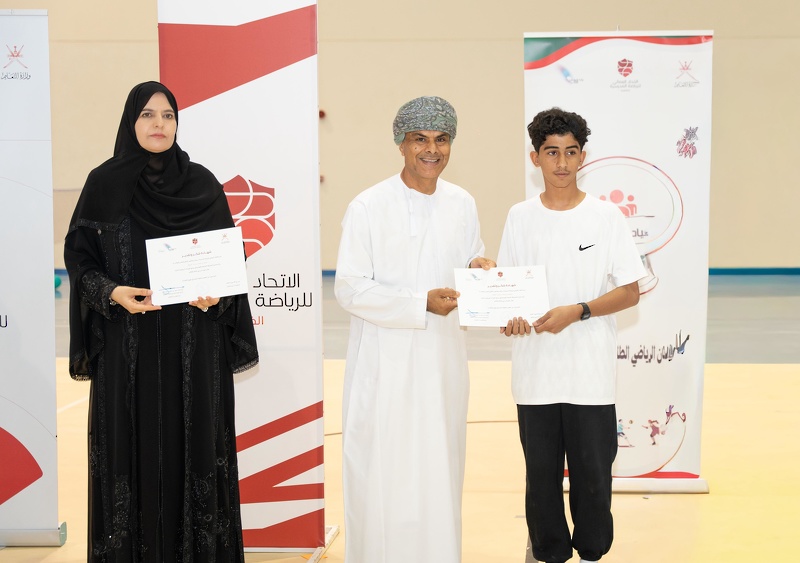  الاحتفال باختتام فعاليات برنامج القيادات الرياضية الشابة بتعليمية محافظة الظاهرة