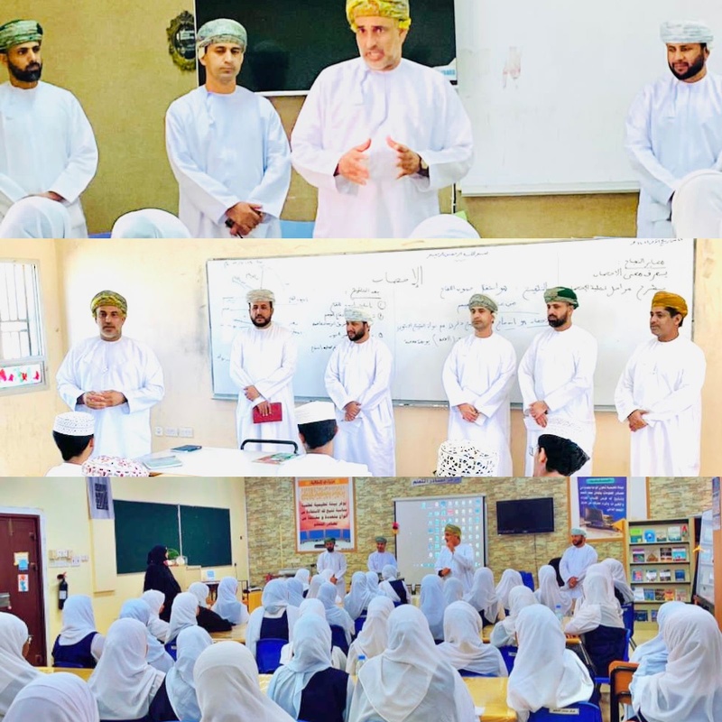 زيارات توعوية لتوضيح مستجدات برنامج التوعية بخيارات المواد الدراسية