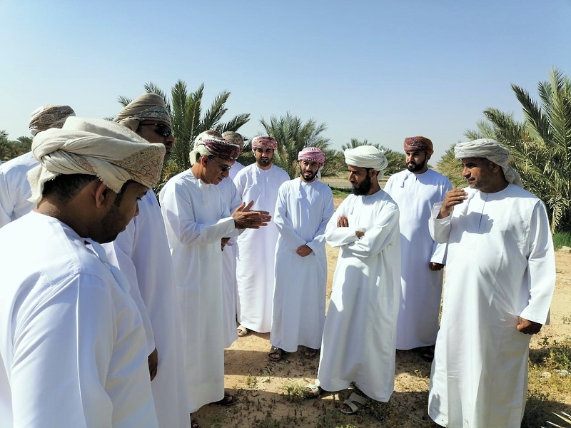 زيارة مشروع المليون نخلة ضمن فعاليات STEM2020 بتعليمية الظاهرة