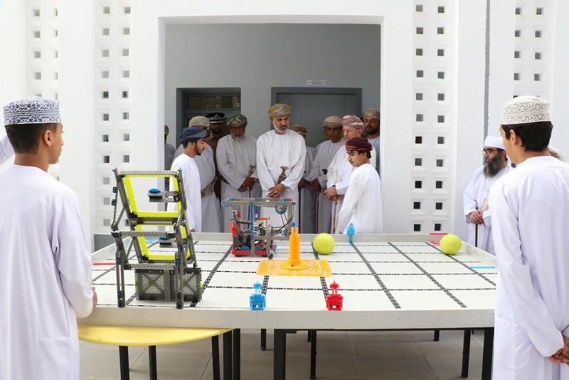 افتتاح مدرسة الشيخ جاعد بن خميس الخروصي (9-12) بتعليمية جنوب الباطنة  