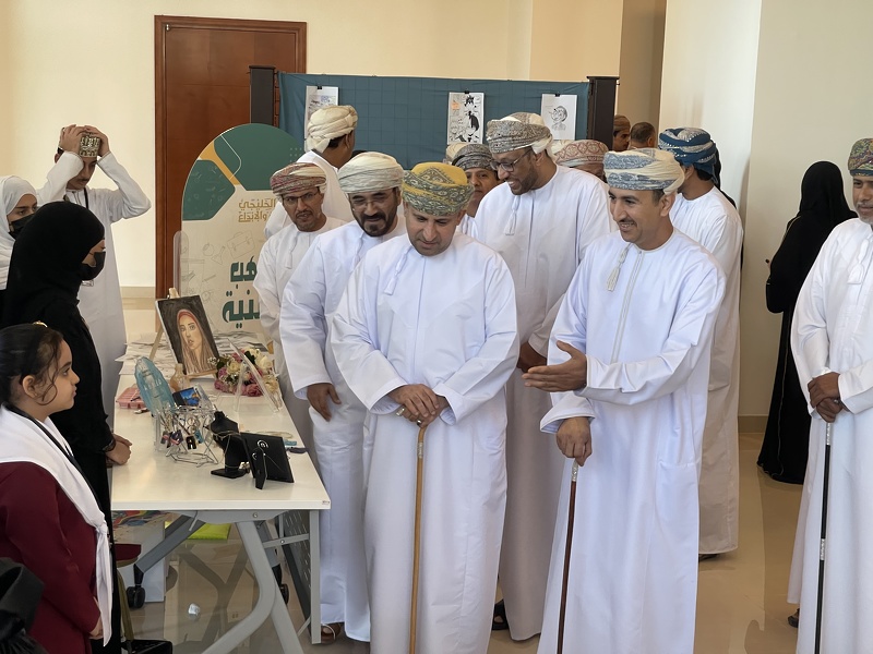 الاحتفال باليوم الخليجي للموهبة والإبداع 2023م بتعليمية ظفار