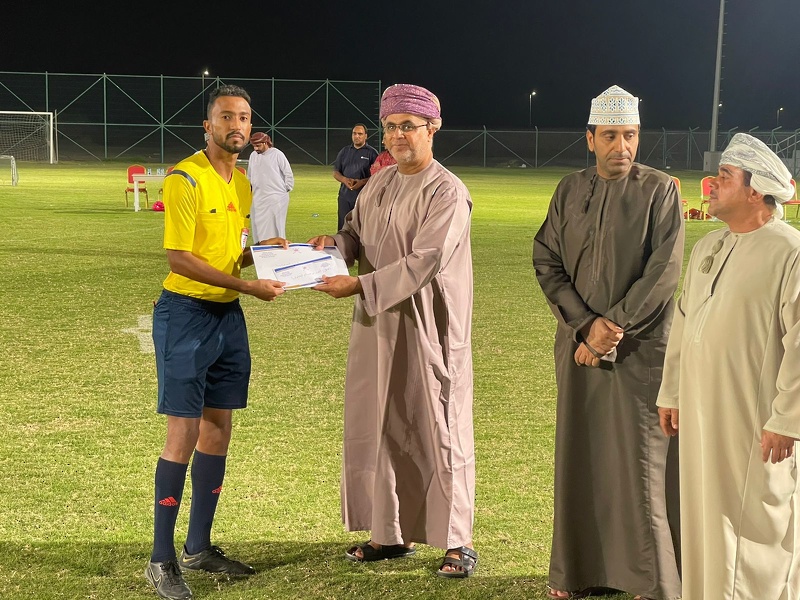 اختتام البطولة الكروية بتعليمية محافظة الظاهرة 