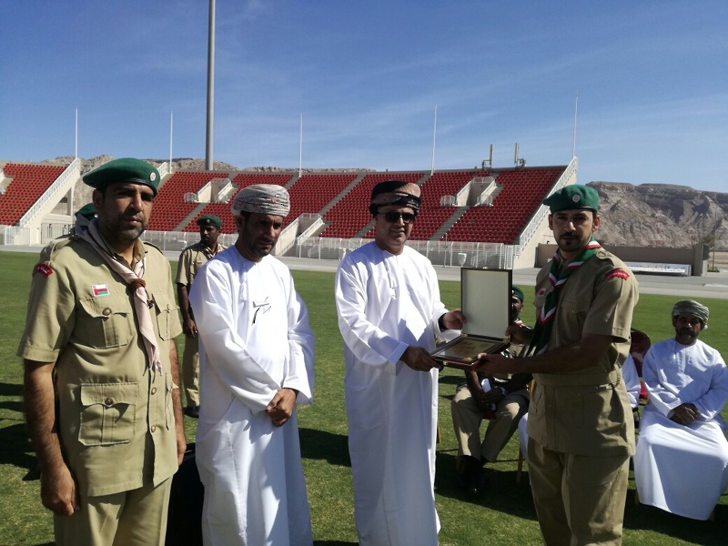 الاحتفال باختتام فعاليات المخيم الكشفي بمحافظة الظاهرة 