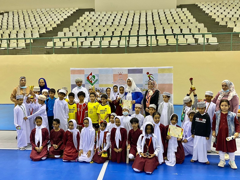 ختام فعاليات مسابقة الشطرنج لمدارس بتعليمية  ظفار