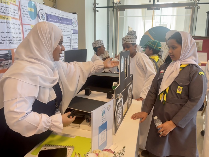 ختام المعرض الطلابي ضمن فعاليات اليوم الخليجي للموهبة والإبداع بتعليمية ظفار