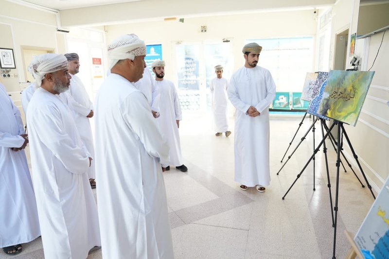 افتتاح معرض الفنون الطلابي ( أنامل واعدة تلوح في الأفق ) بمدرسة قتيبة للتعليم الأساسي