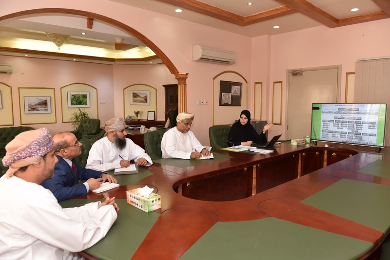 فريق التدقيق الخارجي  لنظام إدارة الجودة يزور تعليمية محافظة الظاهرة 