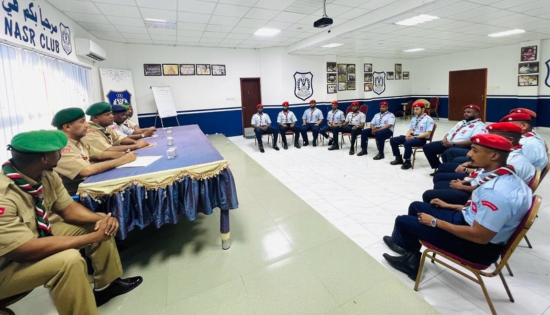 فريق لجنة الزيارات الإشرافية بالمديرية العامة للكشافة والمرشدات يختتم زيارته لتعليمية ظفار