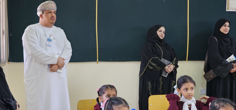 زيارة فريق من المديرية العامة للإشراف التربوي لتعليمية ظفار
