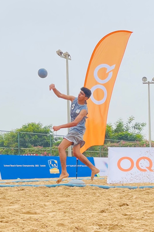 انطلاق مباريات المربع الذهبي في البطولة المدرسية للألعاب الشاطئية   