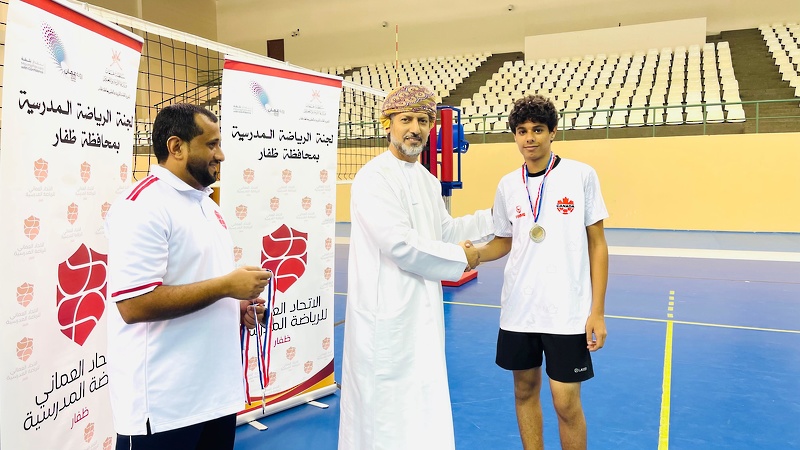 ختام مسابقة كرة الطائرة للذكور لمدارس الحلقة الثانية بتعليمية ظفار