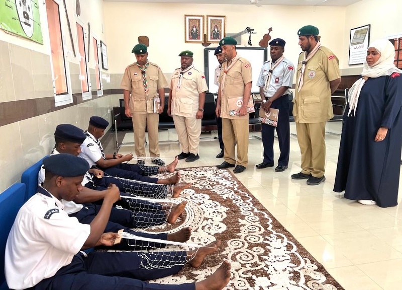 فريق لجنة الزيارات الإشرافية بالمديرية العامة للكشافة والمرشدات يختتم زيارته لتعليمية ظفار