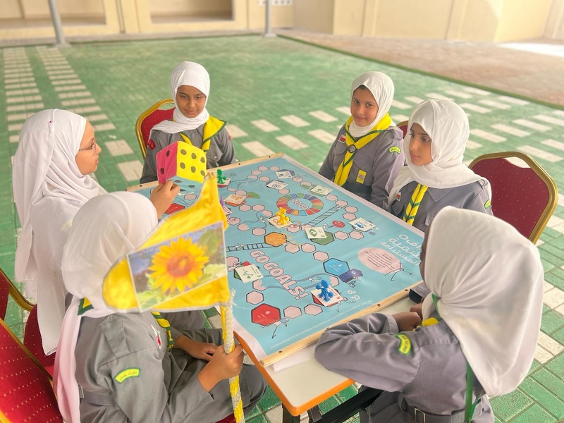 زيارة المدير العام للمديرية العامة للكشافة والمرشدات لتعليمية ظفار