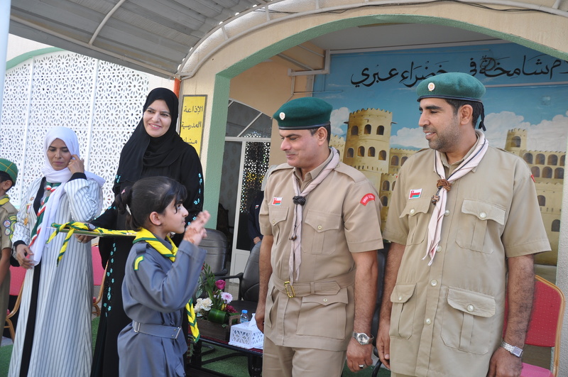 تنظيم حفل الوعد والقبول للفرق الكشفية والإرشادية بمحافظة الظاهرة 
