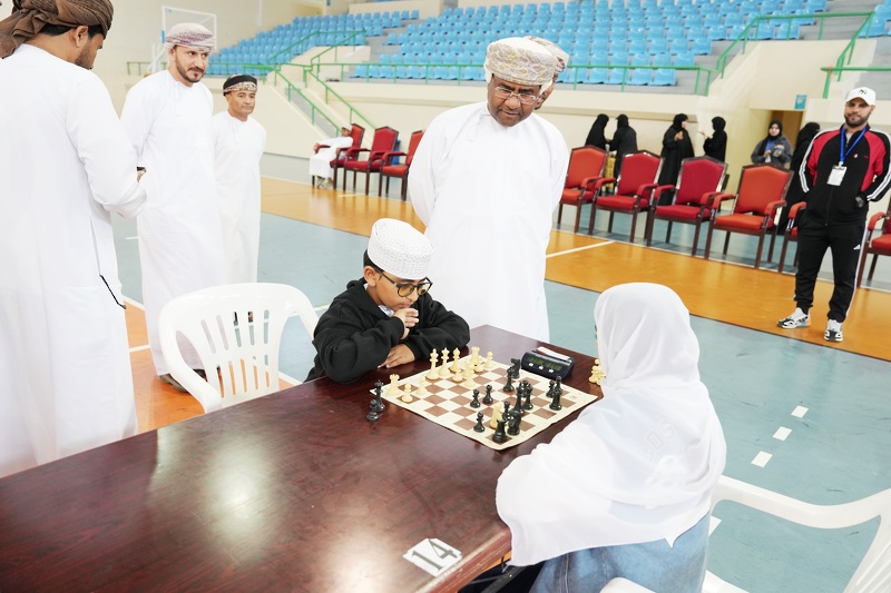 ختام البطولة المدرسية للشطرنج لمواليد (٢٠١٣-٢٠١٤) على مستوى محافظة جنوب الشرقية