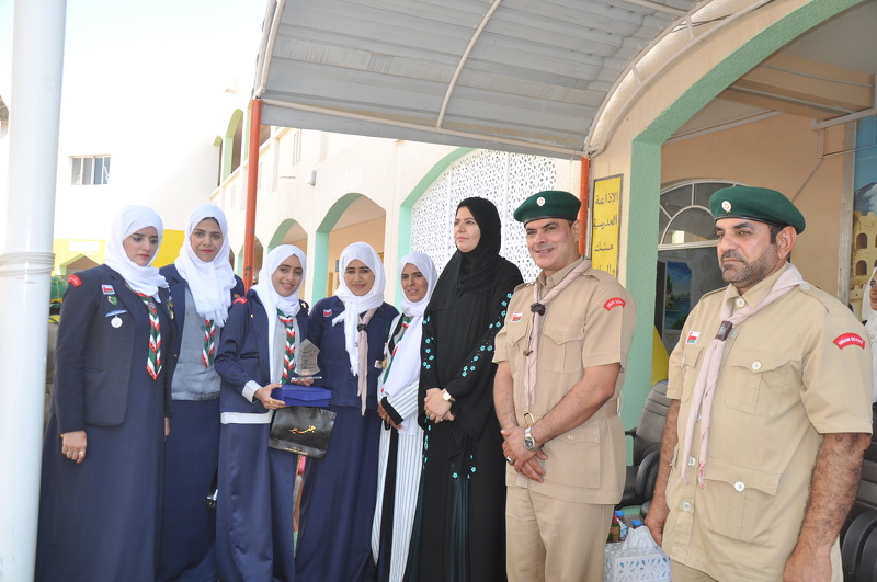 تنظيم حفل الوعد والقبول للفرق الكشفية والإرشادية بمحافظة الظاهرة 