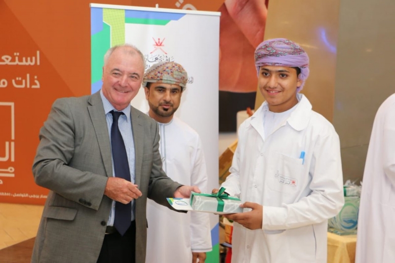 ختام تقييم المشاريع الطلابية المشاركة بمسابقة شركة عمان للميثانول للعمل التطوعي ( السلامة والصحة المهنية ) بتعليمية شمال الباطنة للعام الدراسي 2018/2019م