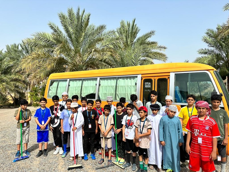 تواصل فعاليات المراكز الصيفية بمحافظة الظاهرة