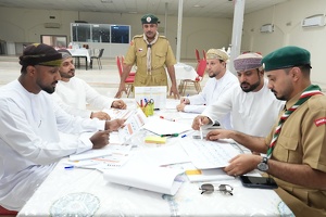 قسم الكشافة والمرشدات ينظم دورة متقدمة لتأهيل القادة والقائدات